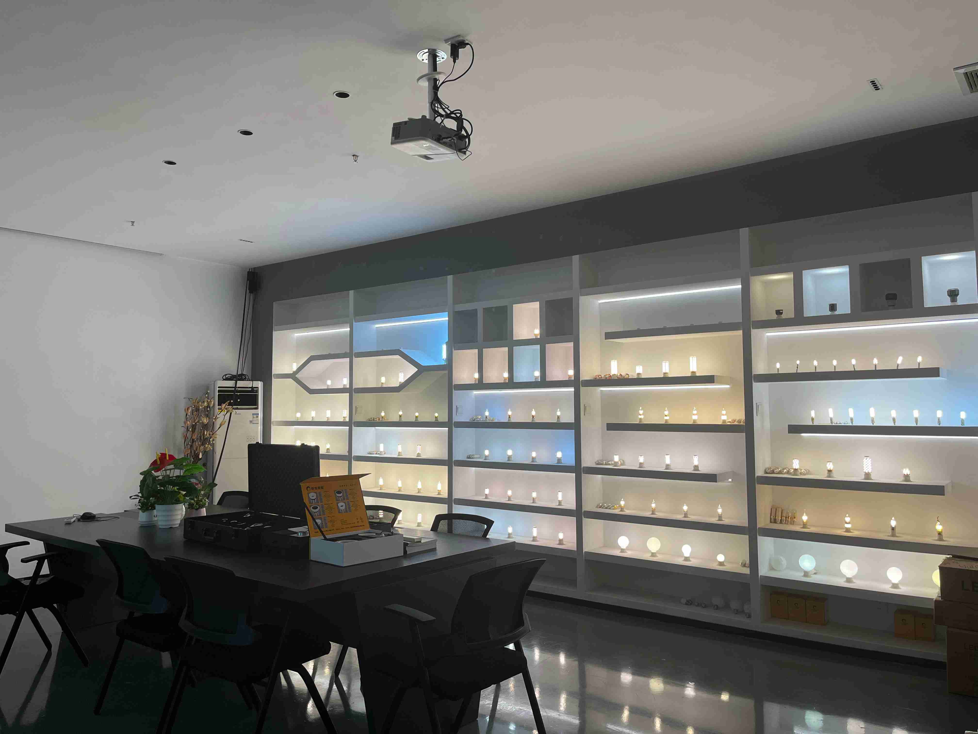 LED lighting showroom